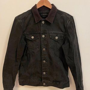 AllSaints Black Denim Jacket